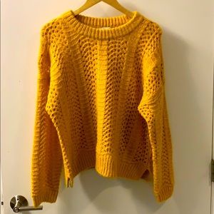 NWOT Madewell Yellow sweater
